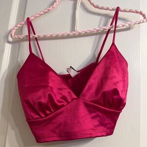 FREE with any purchase * Windsor Hot Pink Satin Bralette